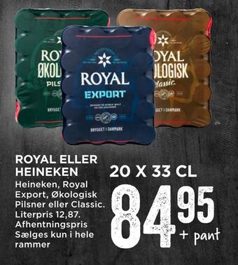 MENY Royal eller Heineken tilbud