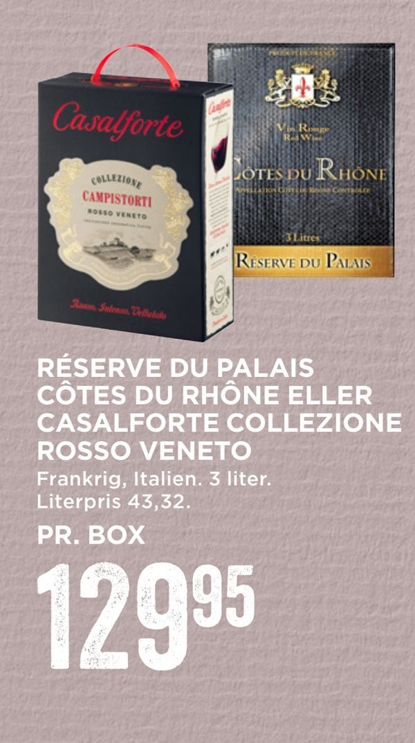 Réserve du palais côtes du rhône