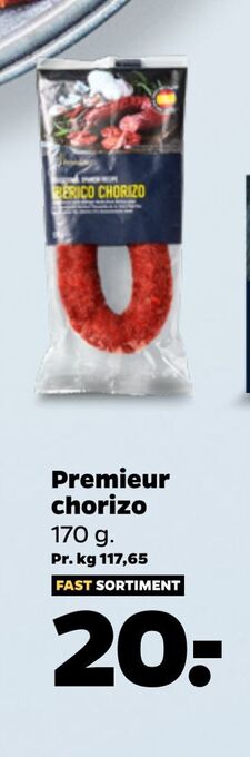 Netto Premieur chorizo tilbud