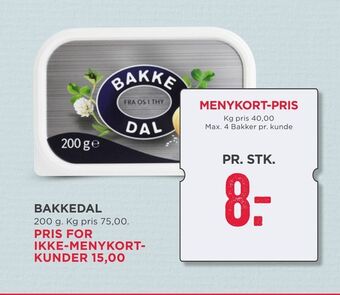 MENY Bakkedal tilbud
