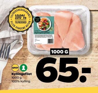 Netto Kyllingefilet tilbud