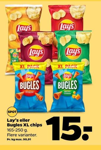 Lay's eller Bugles XL chips