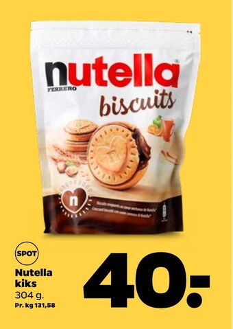 Netto Nutella kiks tilbud