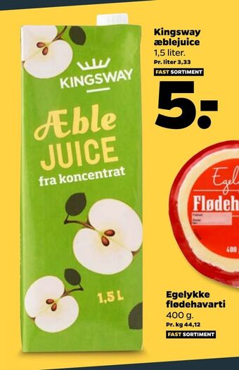 Netto Kingsway æblejuice tilbud