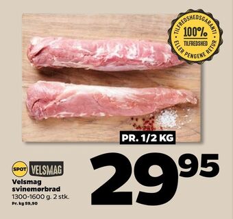 Netto Velsmag svinemørbrad tilbud