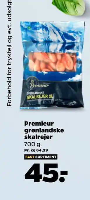 Netto Premieur grønlandske skalrejer tilbud