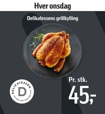Føtex Delikatessens grillkylling tilbud