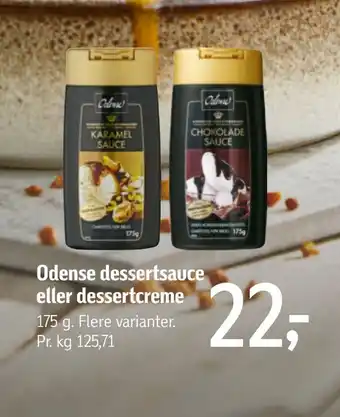 Føtex Odense dessertsauce eller dessertcreme tilbud