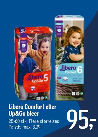 Føtex Libero Comfort eller Up&Go bleer tilbud