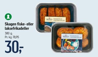 Føtex Skagen fiske- eller laksefrikadeller tilbud