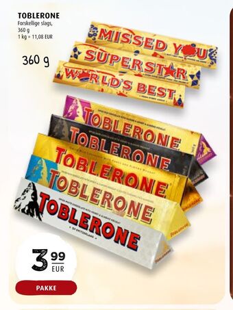 Scandinavian Park Toblerone tilbud