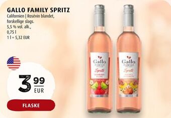 Gallo family spritz