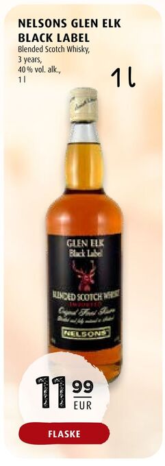 Scandinavian Park Nelsons glen elk black label tilbud