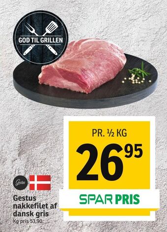 SPAR Gestus nakkefilet af dansk gris tilbud