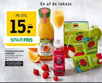 SPAR Innocent juice eller smoothie tilbud