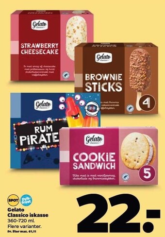 Netto Gelato Classico is tilbud