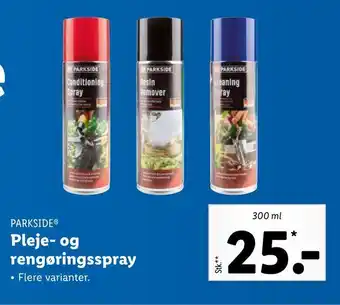 Lidl Pleje- og rengøringsspray tilbud