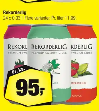 Calle Rekorderlig rtd-cider tilbud
