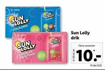 Let-Køb Sun Lolly drik tilbud
