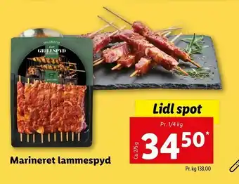 Marineret lammespyd