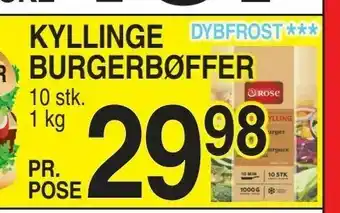 ABC Lavpris Kyllinge burgerbøffer tilbud