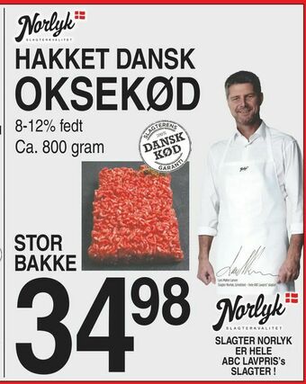 ABC Lavpris Hakket dansk oksekød tilbud