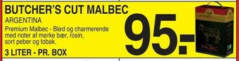 Butcher's cut malbec