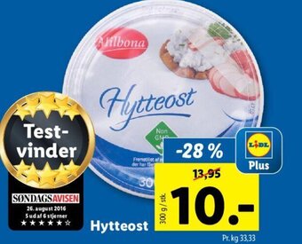 Lidl Hytteost tilbud