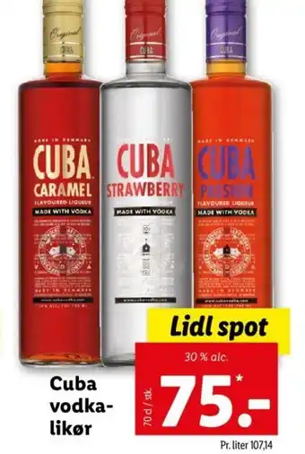 Cuba Vodka Likør