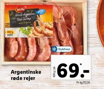 Lidl Sol Me Argentinske Røde Rejer tilbud