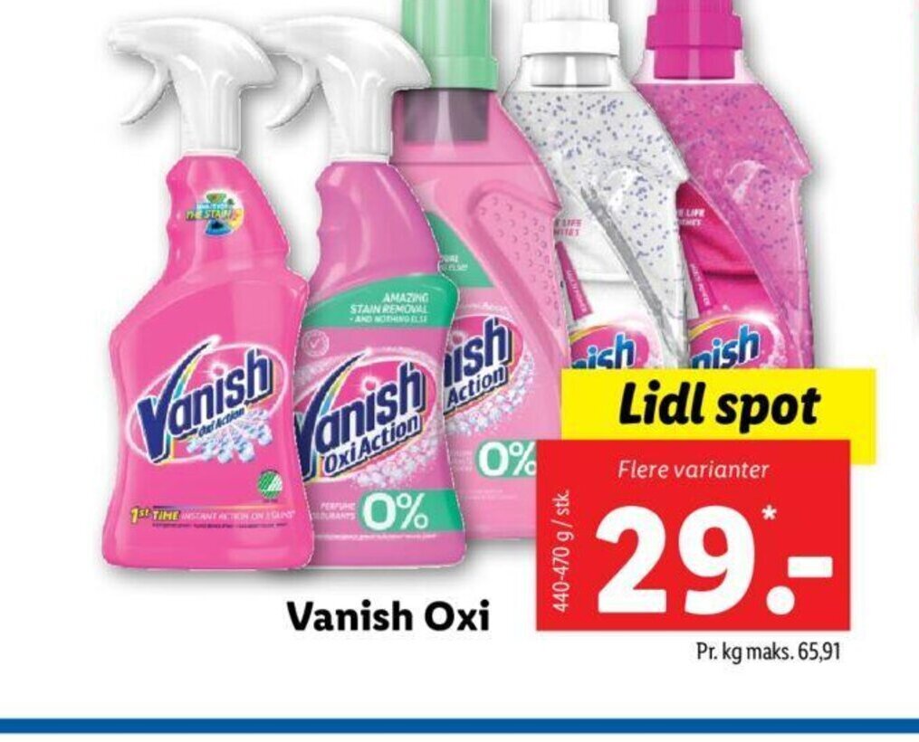Vanish Oxi tilbud hos Lidl