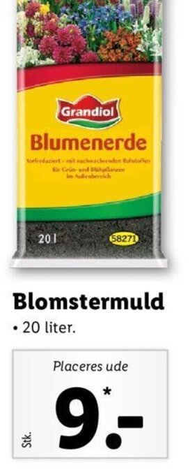 Lidl Blomstermuld tilbud