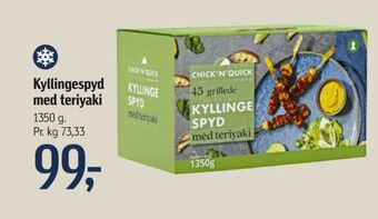 Føtex Chick n quick kyllingespyd tilbud