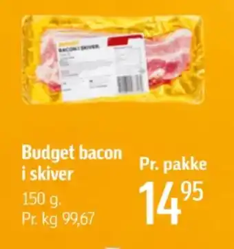Føtex Budget baconskiver tilbud
