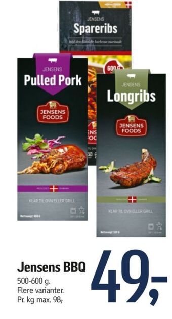 Føtex Jensens spareribs tilbud