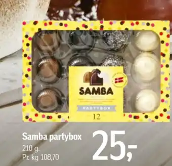 Samba flødeboller partybox
