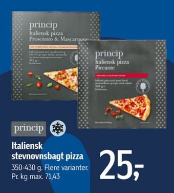 Føtex Princip pizza tilbud