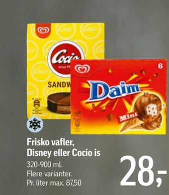 Føtex Daim isvafler tilbud
