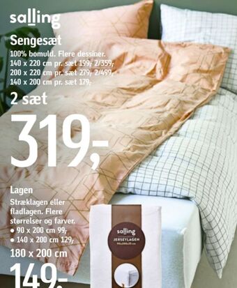 Føtex Salling sengesæt tilbud
