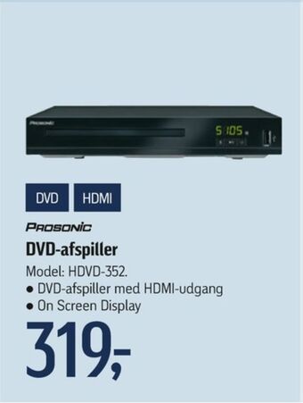 Føtex Prosonic dvd-afspiller tilbud