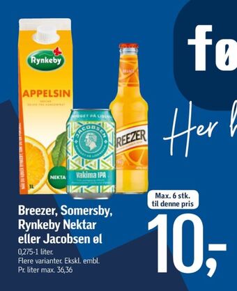 Føtex Bacardi breezer rtd-cider tilbud