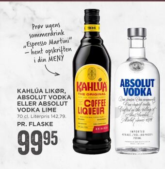MENY Kahlua likør tilbud