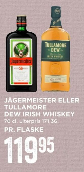 MENY Jægermeister bitter tilbud