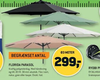 XL-BYG Ukendt parasol tilbud