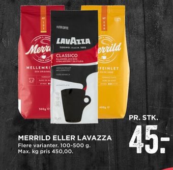 MENY Mellemristet kaffe formalet tilbud