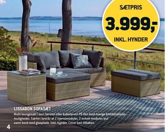 XL-BYG Outrium havemøbelsæt tilbud