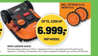 XL-BYG Landroid robotplæneklipper tilbud