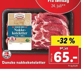 Lidl Nakkekoteletter tilbud