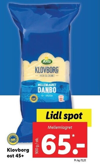 Lidl Ost tilbud