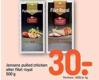 REMA 1000 Pulled chicken el. filet royal tilbud